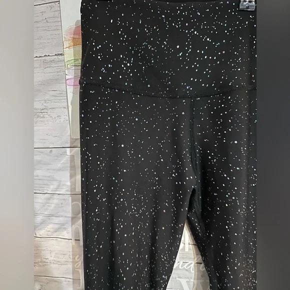 Beyond Yoga Alloy Ombre High Waisted Leggings in Black rainbow Speckle Size M - Picture 7 of 9